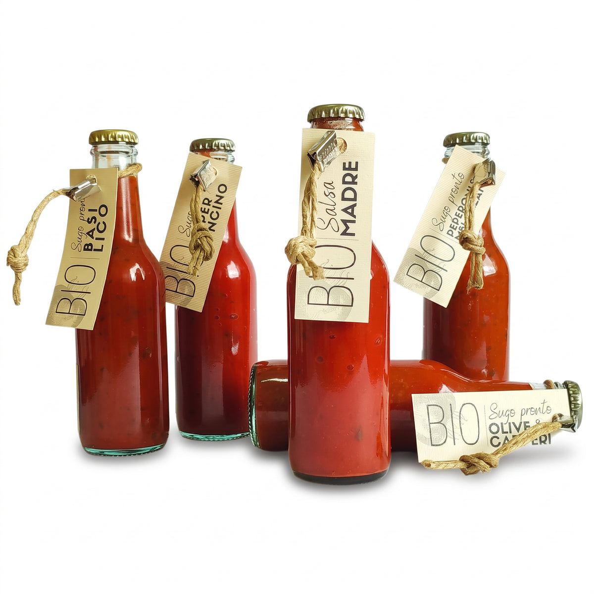 BIO Sugo pronto Peperoni & Auberginen