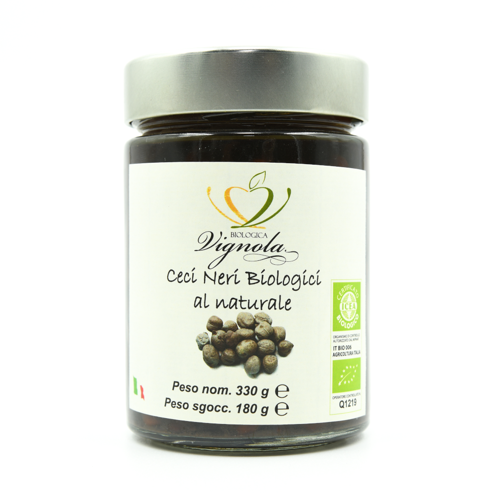 Ceci neri al naturale Bio - Schwarze Bio Kichererbsen