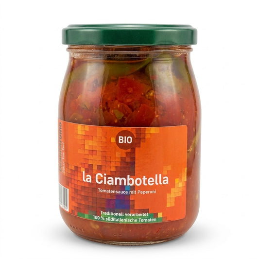 Bio Ciambottella – Traditionelle Tomatensauce mit Peperoni 🌿🍅