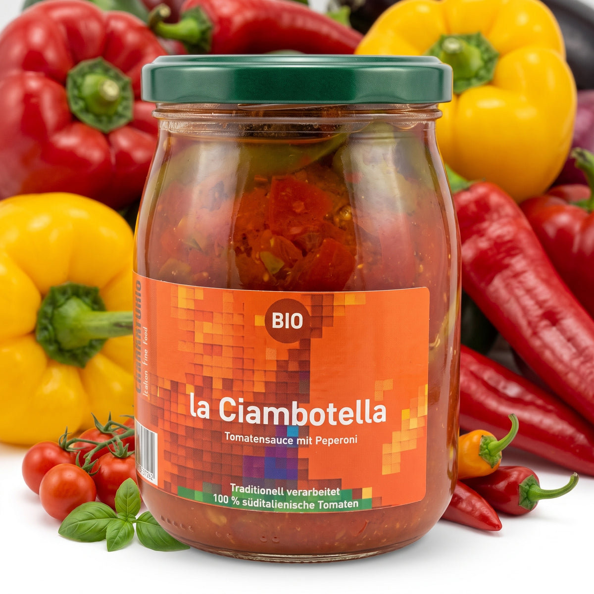 Bio Ciambottella – Traditionelle Tomatensauce mit Peperoni 🌿🍅
