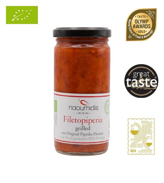 Bio Filetopiperia - Traditionelle gegrillte Florina Paprika