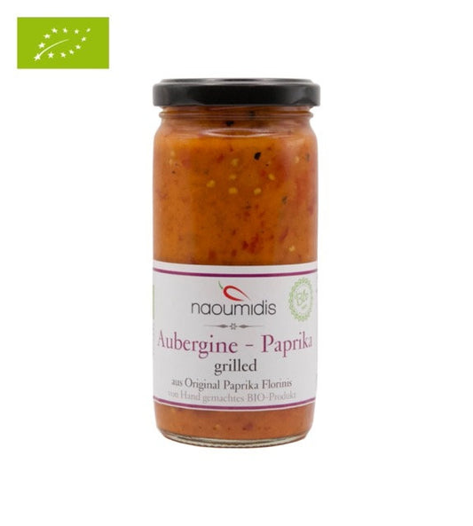 Bio Paprika Auberginen Creme aus Griechenland