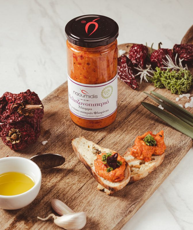 Bio Paprika Auberginen Creme aus Griechenland