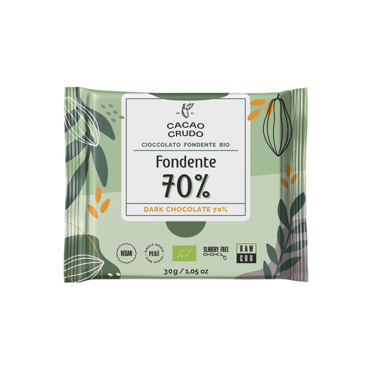 Cacao Crudo Bio - Dunkle  Bio Rohschokolade 70%