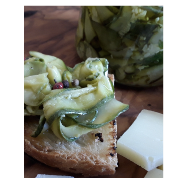 Bio Zucchine in Nativen Olivenöl Extra
